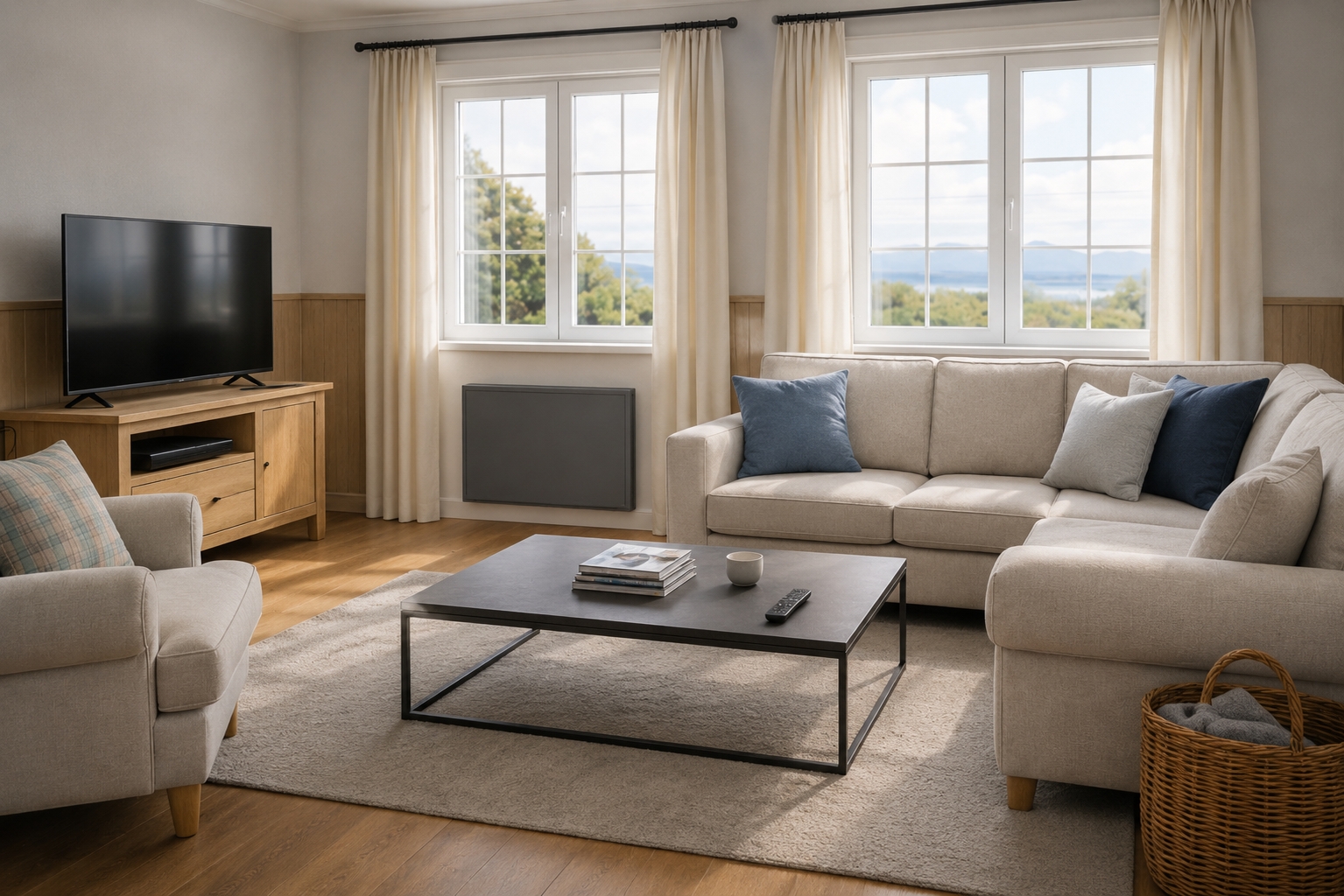 Flächenspeicherheizung im Wohnraum als moderne Elektroheizung