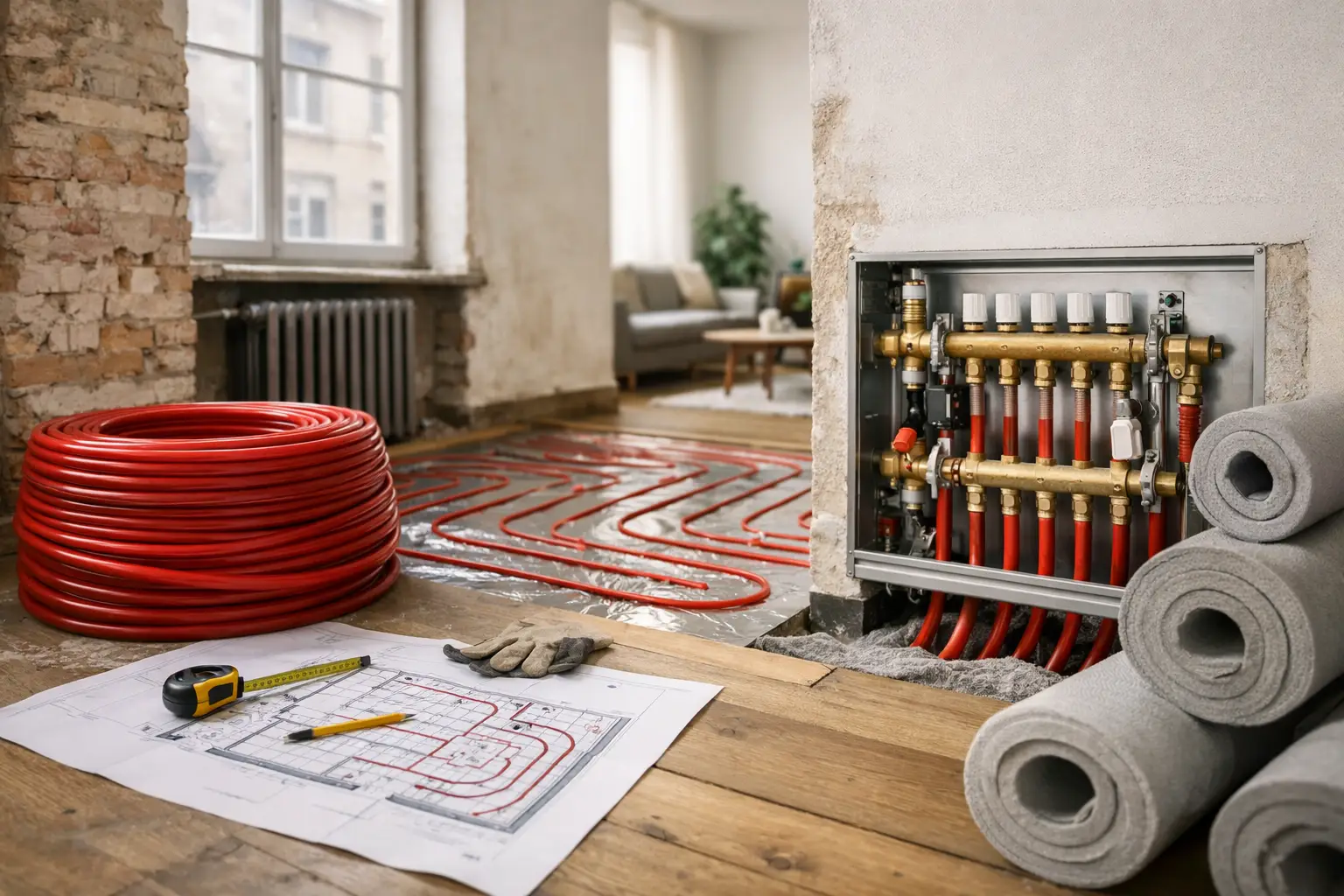 Flächenspeicherheizung im Altbau richtig planen