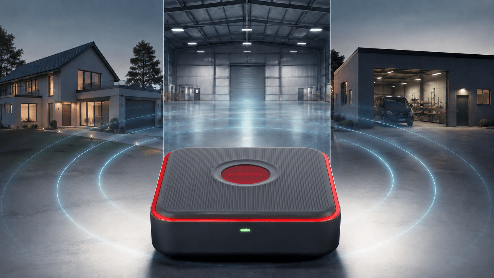 FR.ED Infraschall-Alarmanlage als zentrale Sicherheitslösung für Haus, Halle und Gewerbe