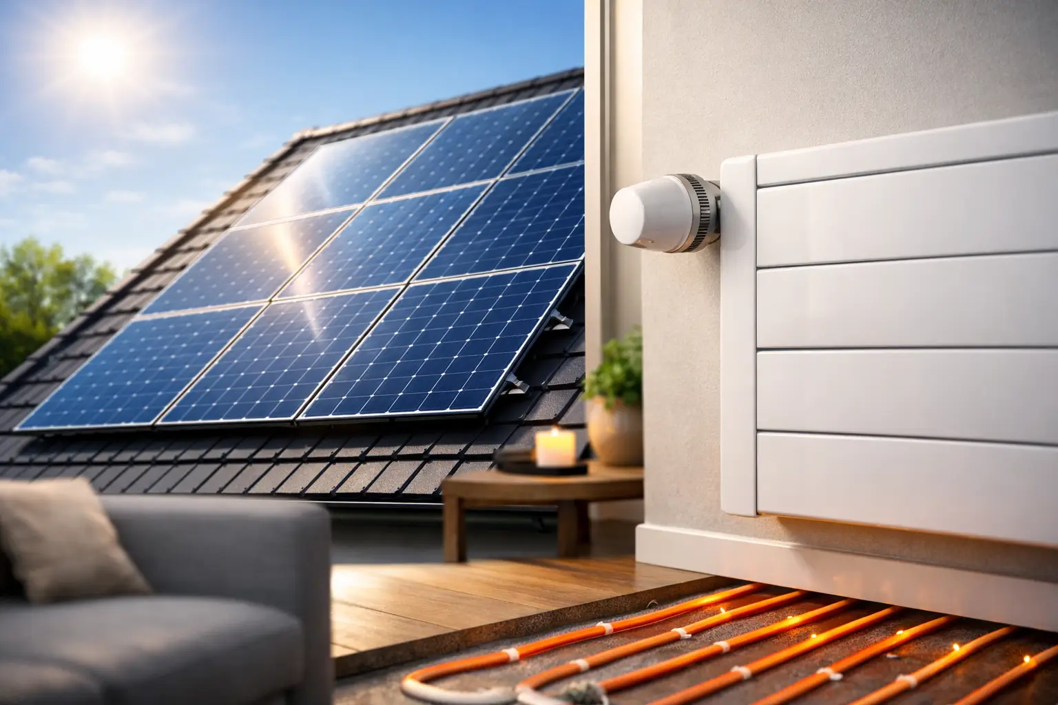 PV Strom für Elektroheizung sinnvoll nutzen